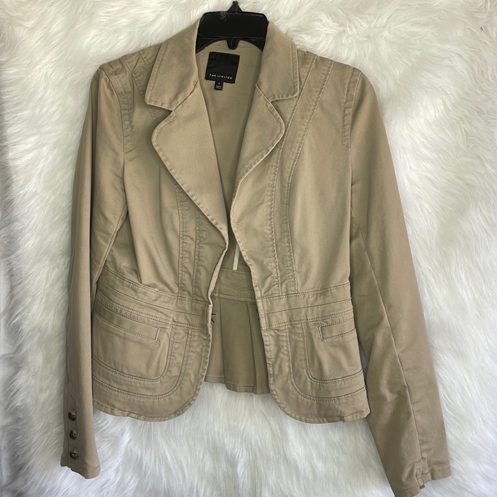 The Limited Tan Blazer Size Small